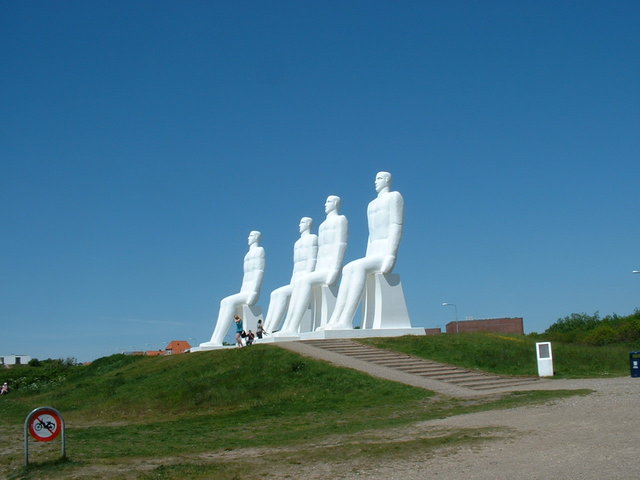Statue at Esbjerg