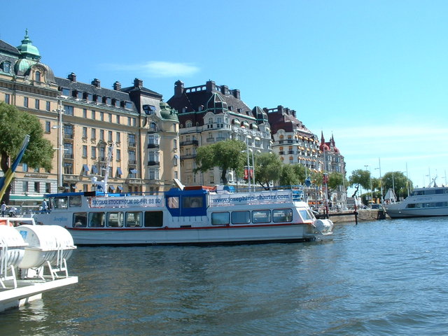 Stockholm from the water