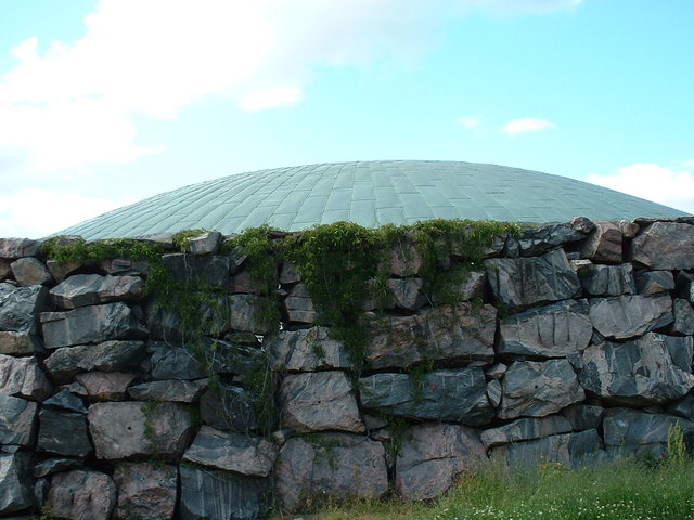 Underground church roof - Helsinki