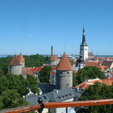 View from Kiek in de Kok tower - Tallin